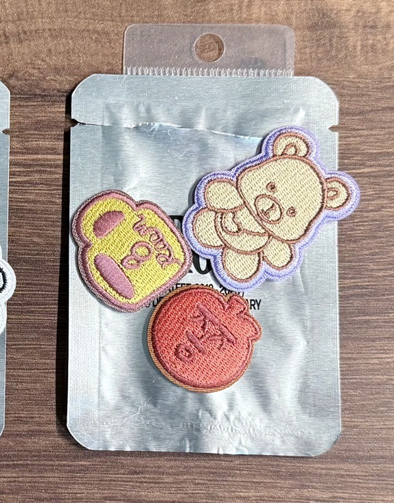 隨機布徽章（彩色）-鍾