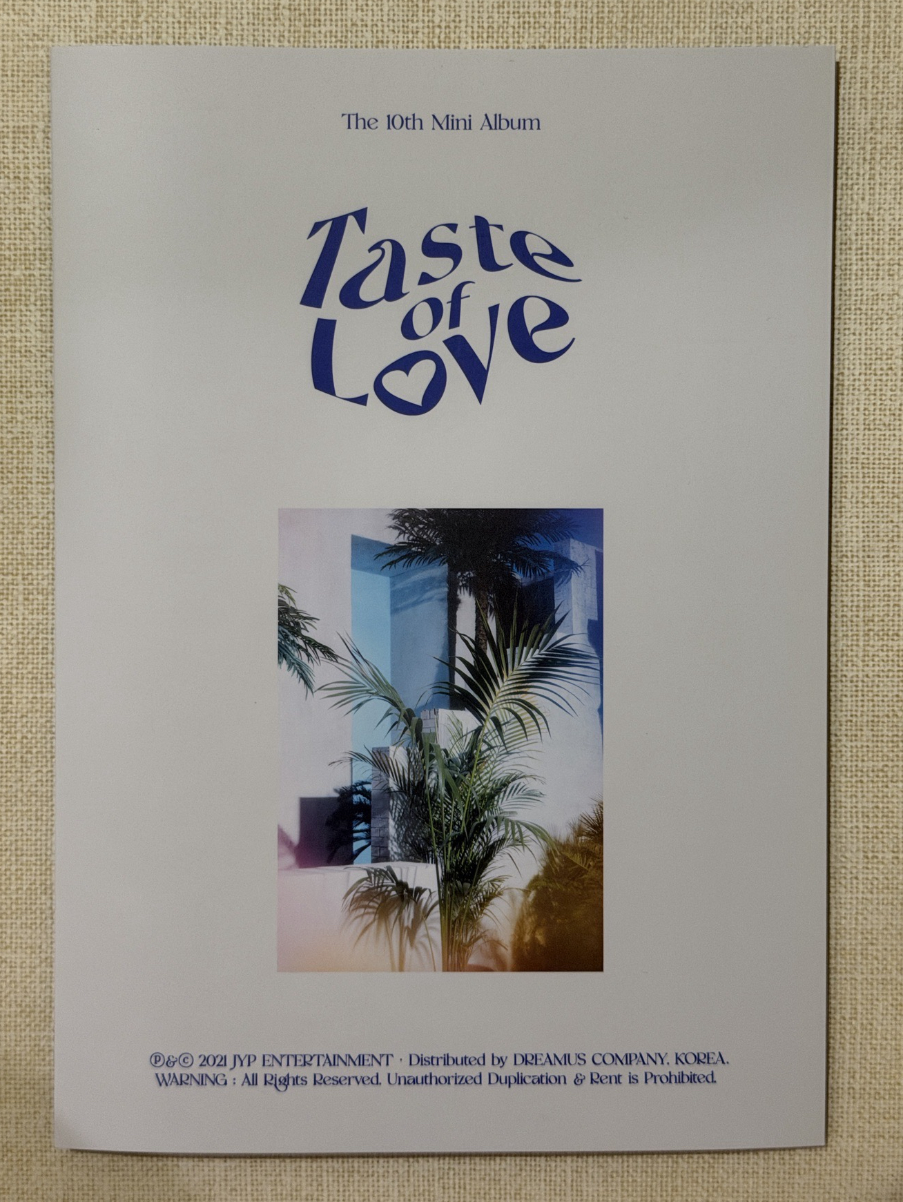 TWICE《Taste of love》明信片+變換卡