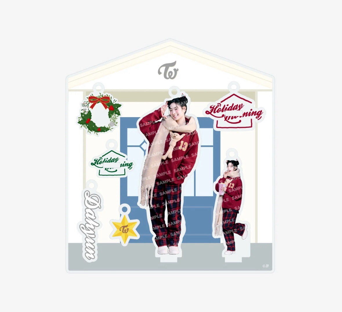 TWICE 多賢冬日立牌