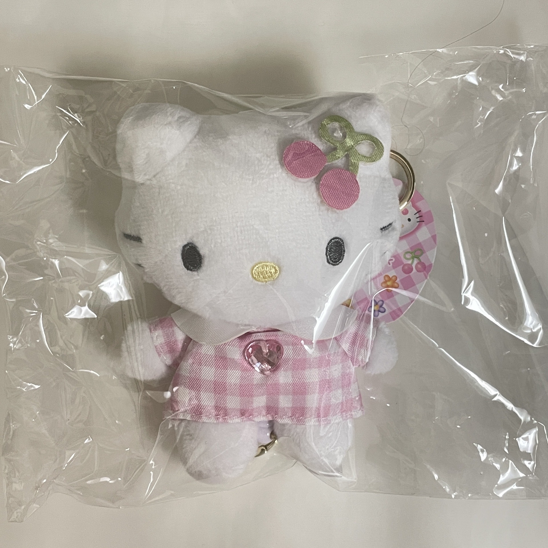 櫻桃格紋系列kitty 