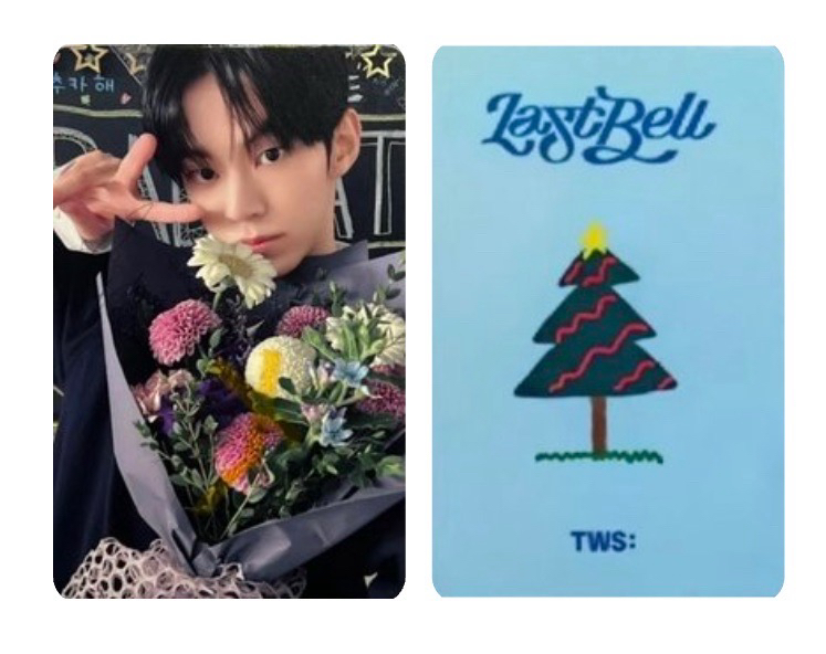 yzy花束道勳 聖誕卡背