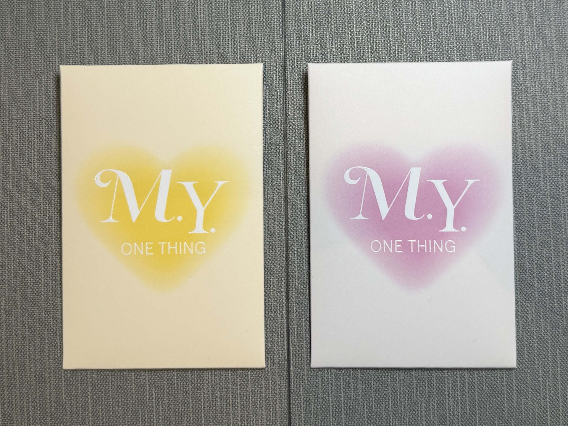 代言卡 one thing-麵