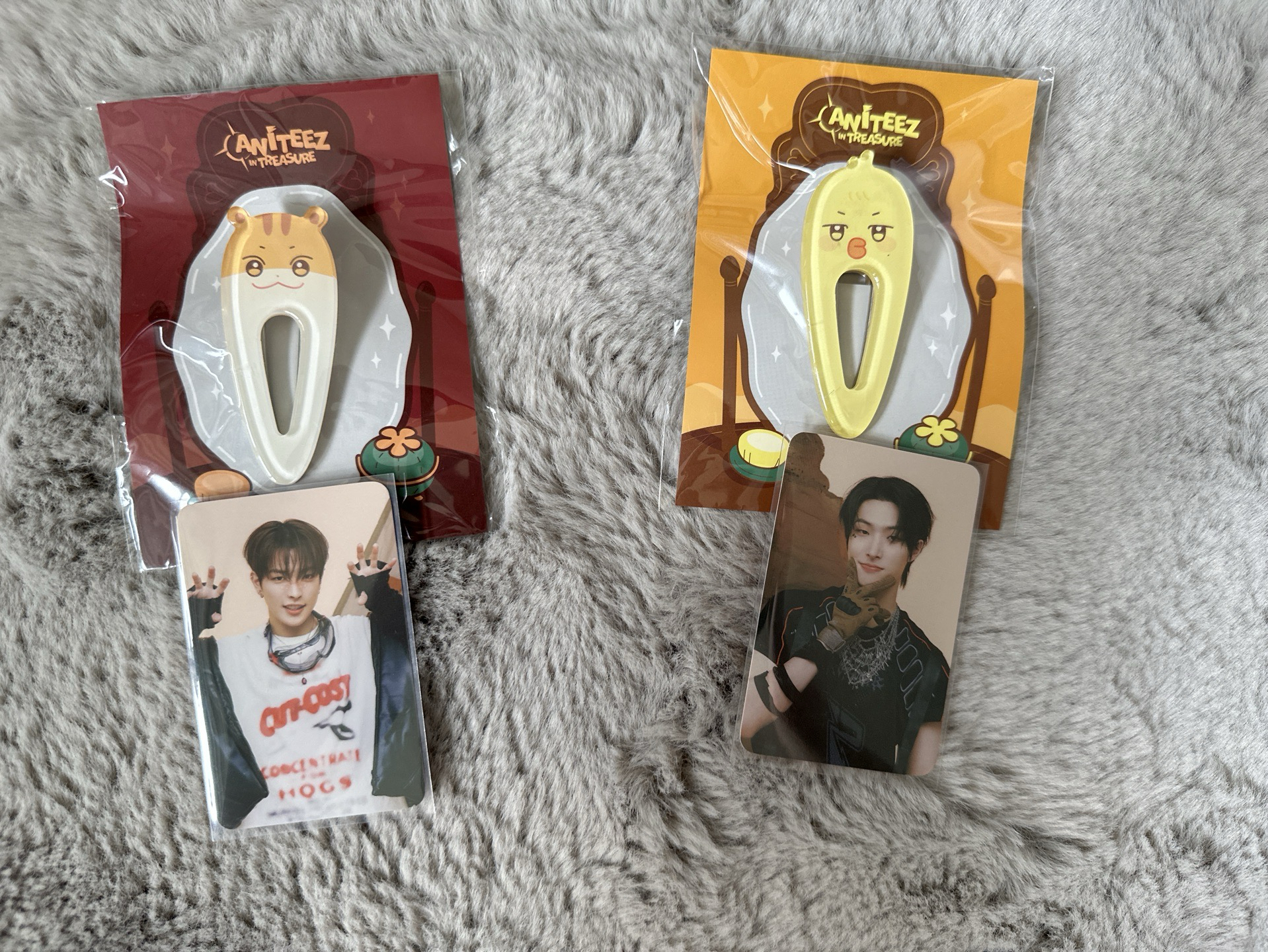 ANITEEZ IN TREASURE 上海限定髮夾（含卡）