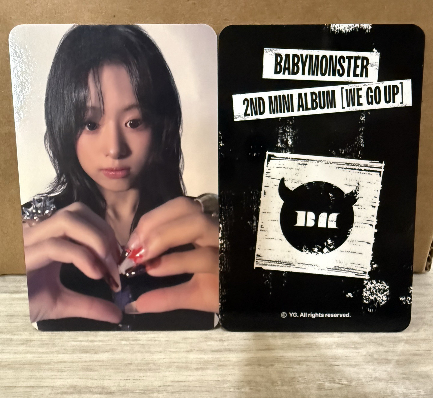 BABYMONSTER🦋 AHYEON 入場卡
