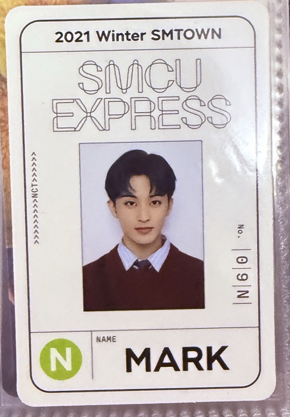 2021 SM冬專專輯卡 Mark