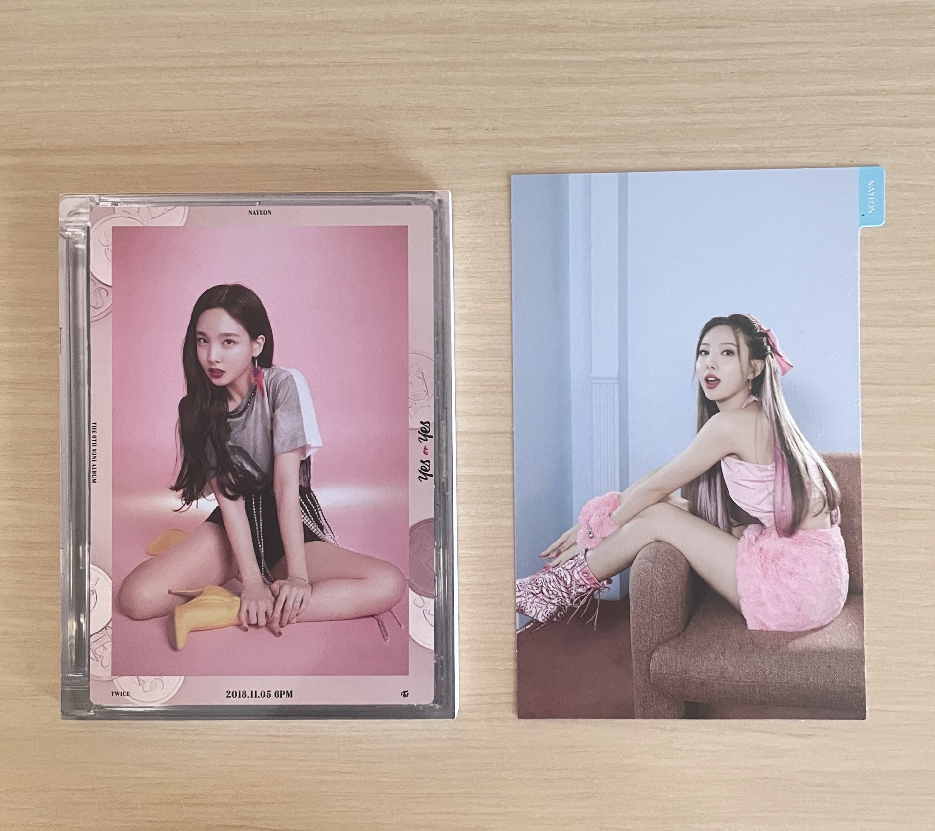 TWICE 娜璉 索引卡 便條本