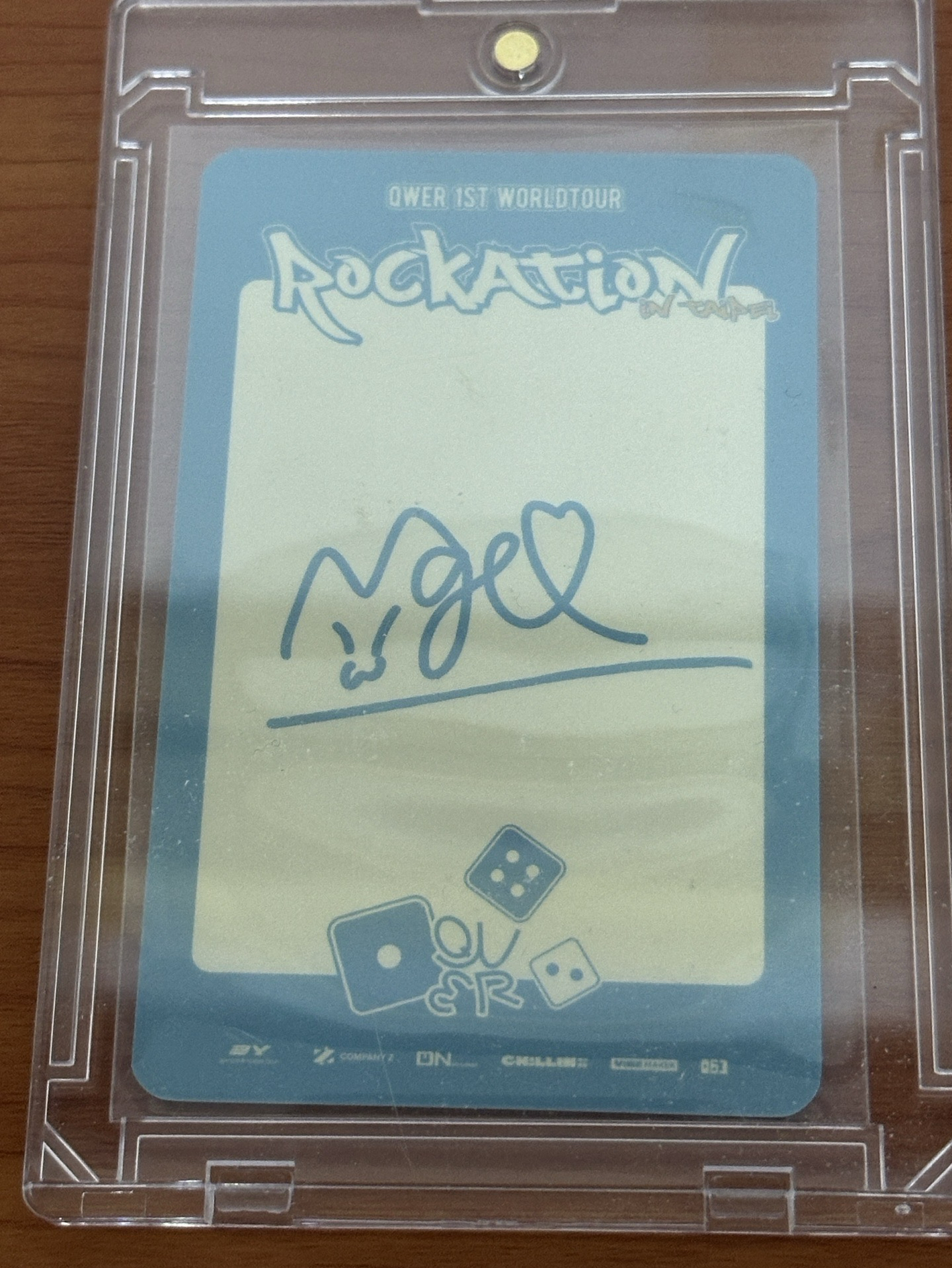 QWER 台北場 2/15入場卡 塔