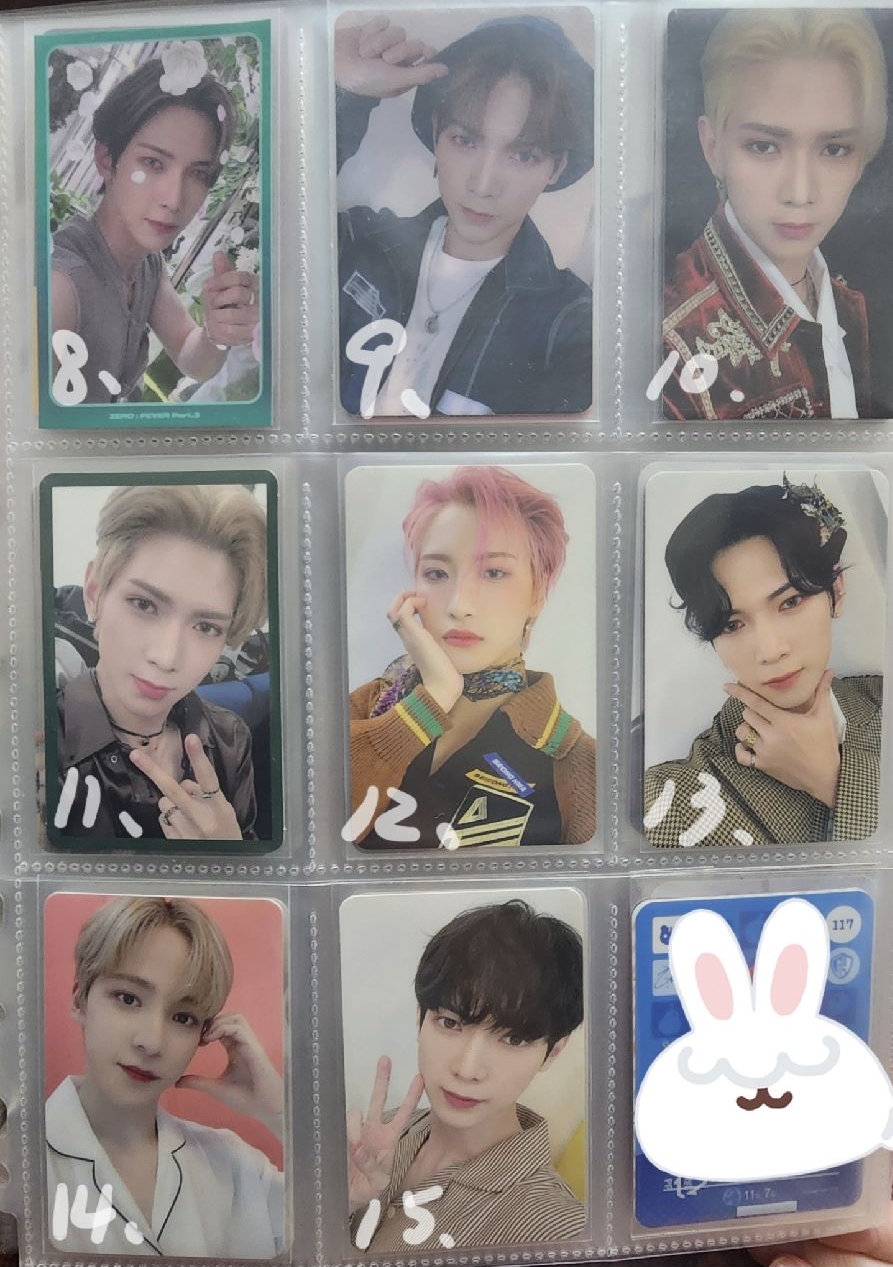 ATEEZ 打歌卡 公放卡 中簽卡 香水卡 年曆卡 手燈套卡 滿額卡