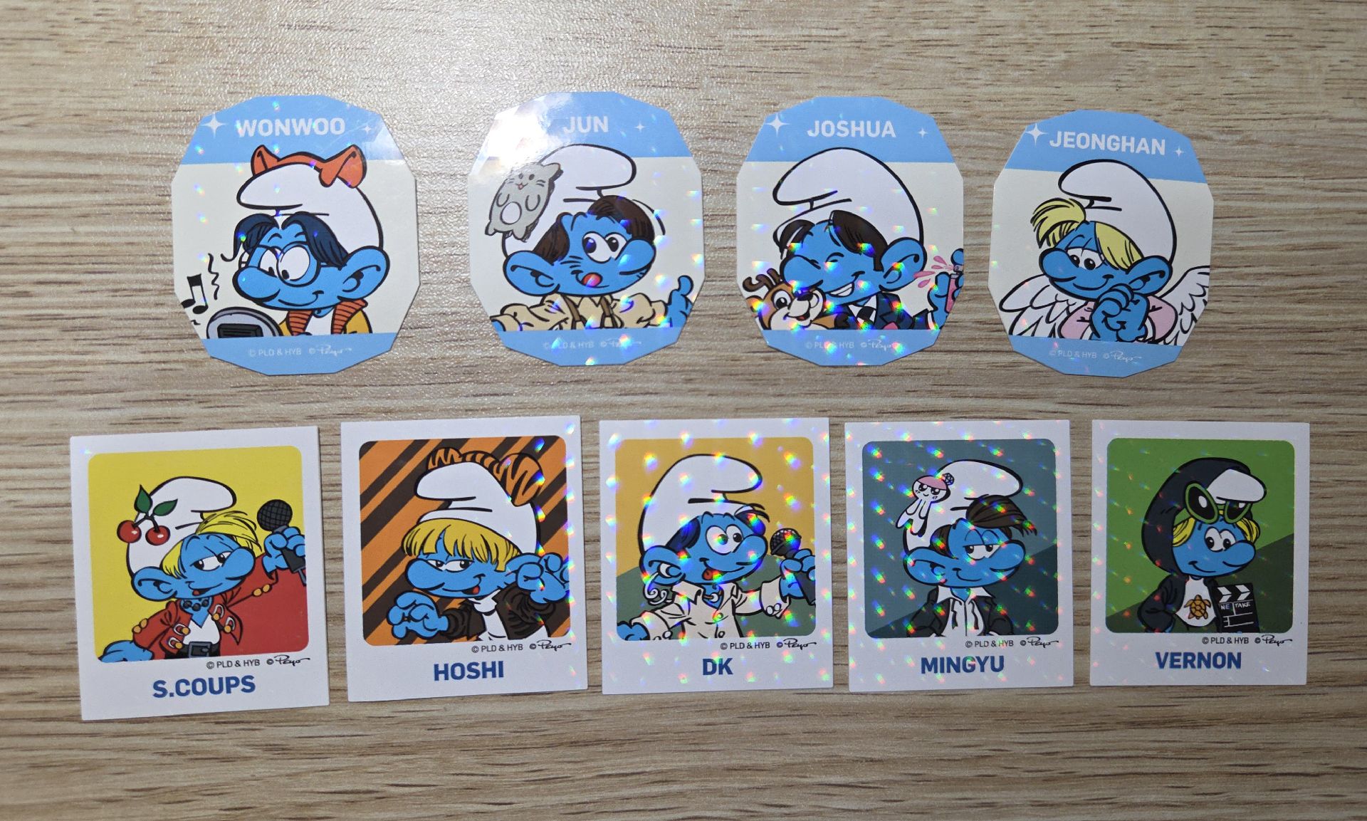 藍色小精靈聯名貼紙