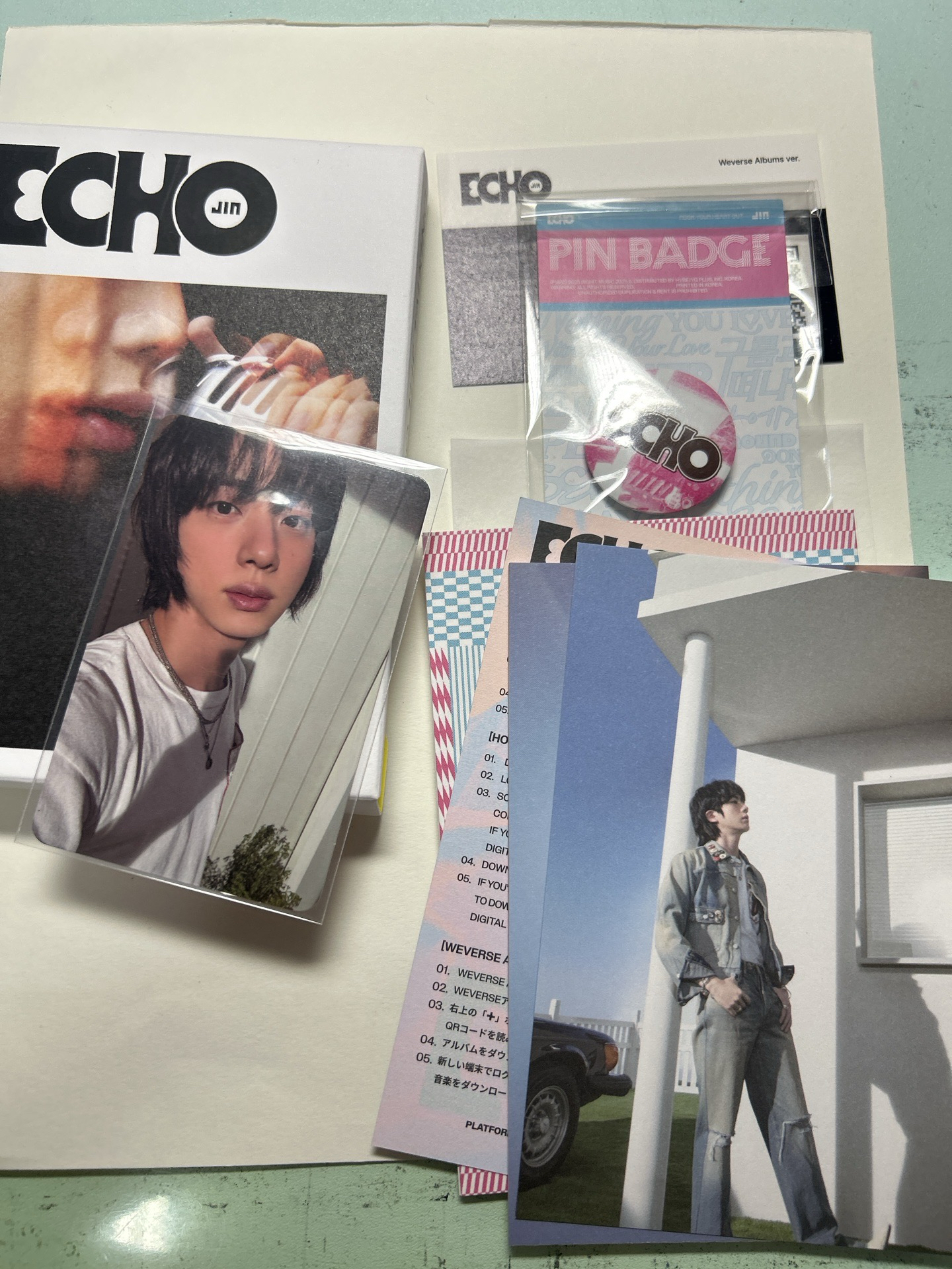 jin 配置如圖 echo