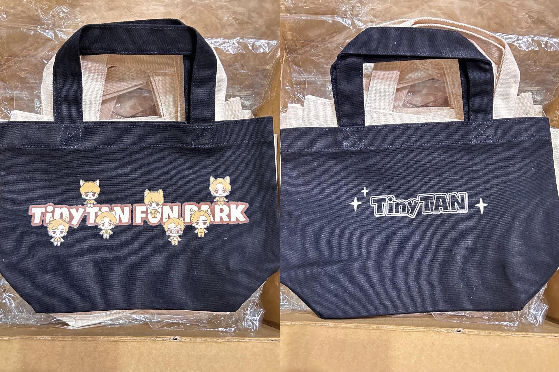 BTS tinytan 帆布袋