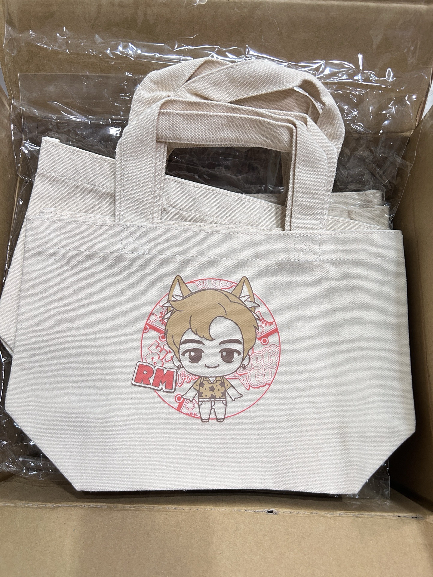 BTS tinytan 帆布袋