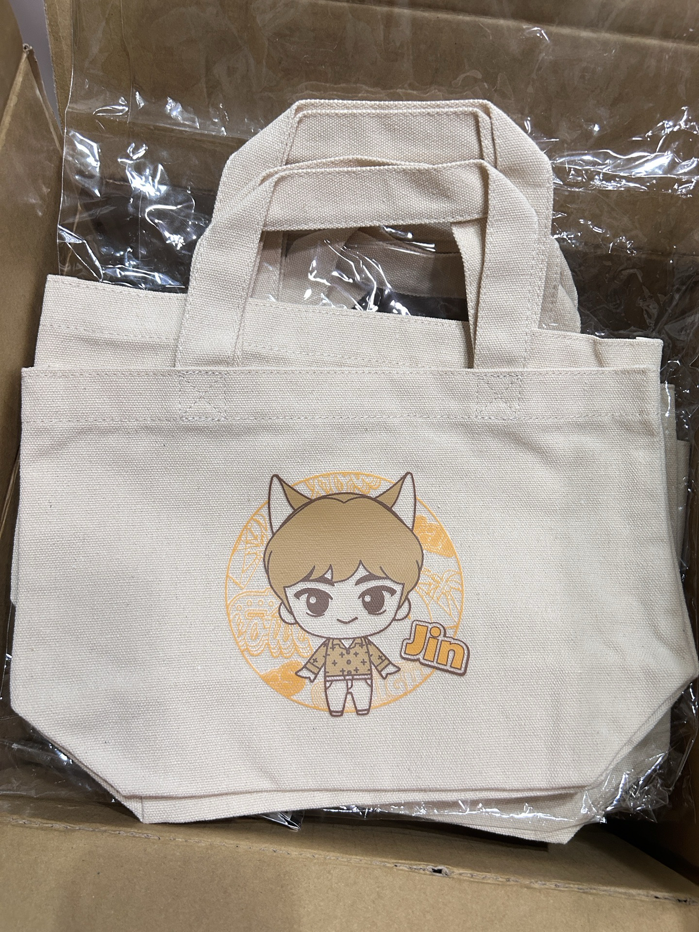 BTS tinytan 帆布袋