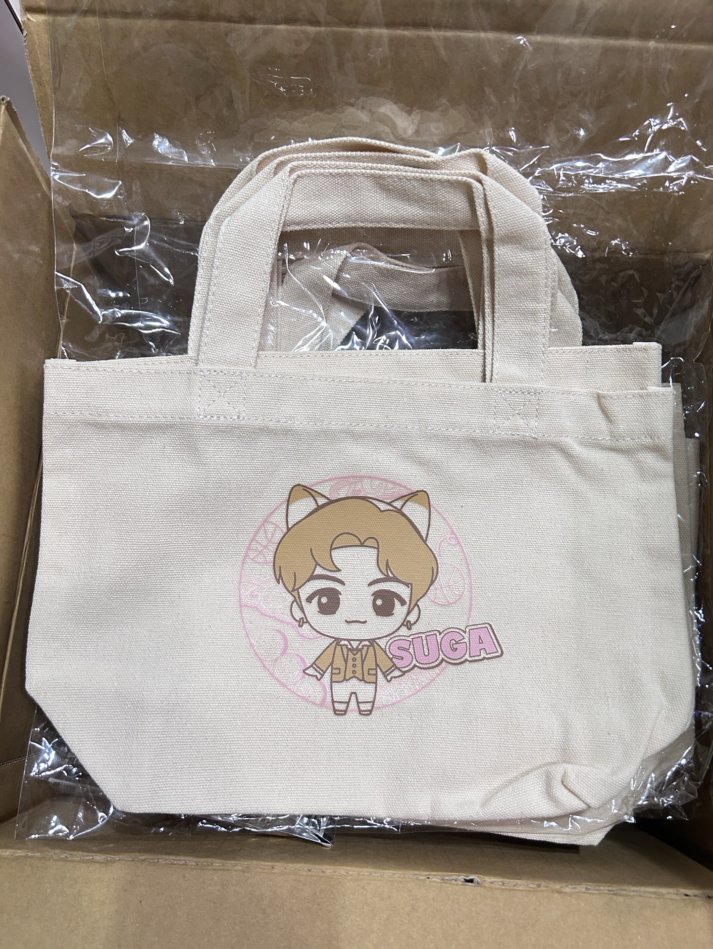 BTS tinytan 帆布袋