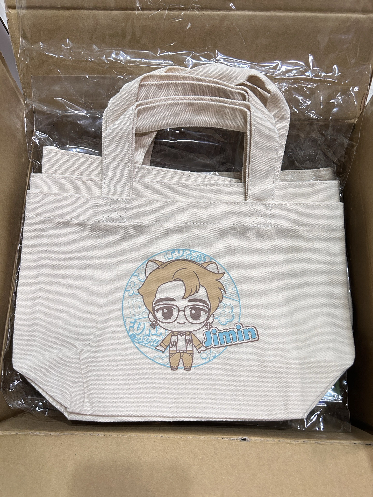 BTS tinytan 帆布袋