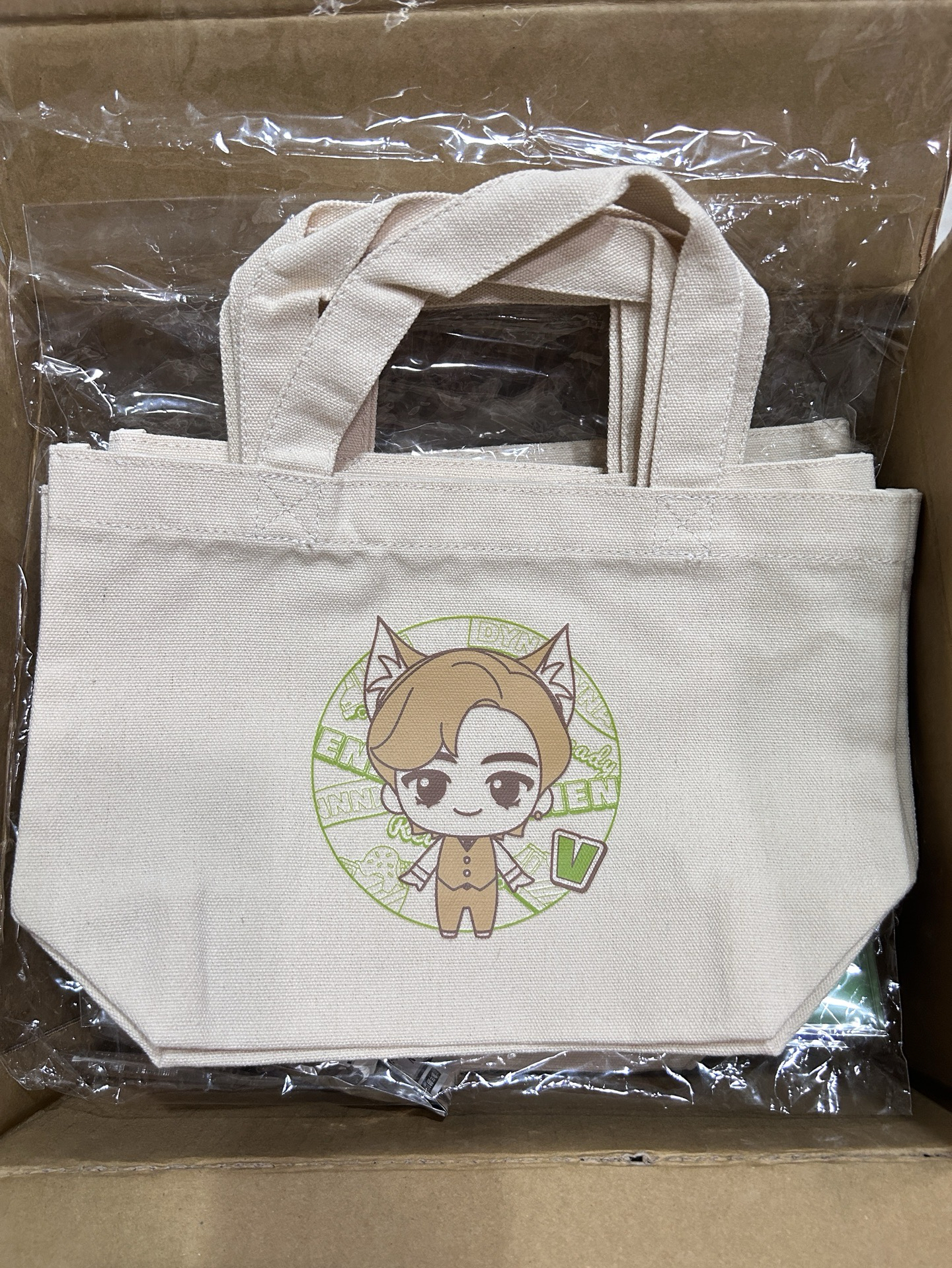 BTS tinytan 帆布袋