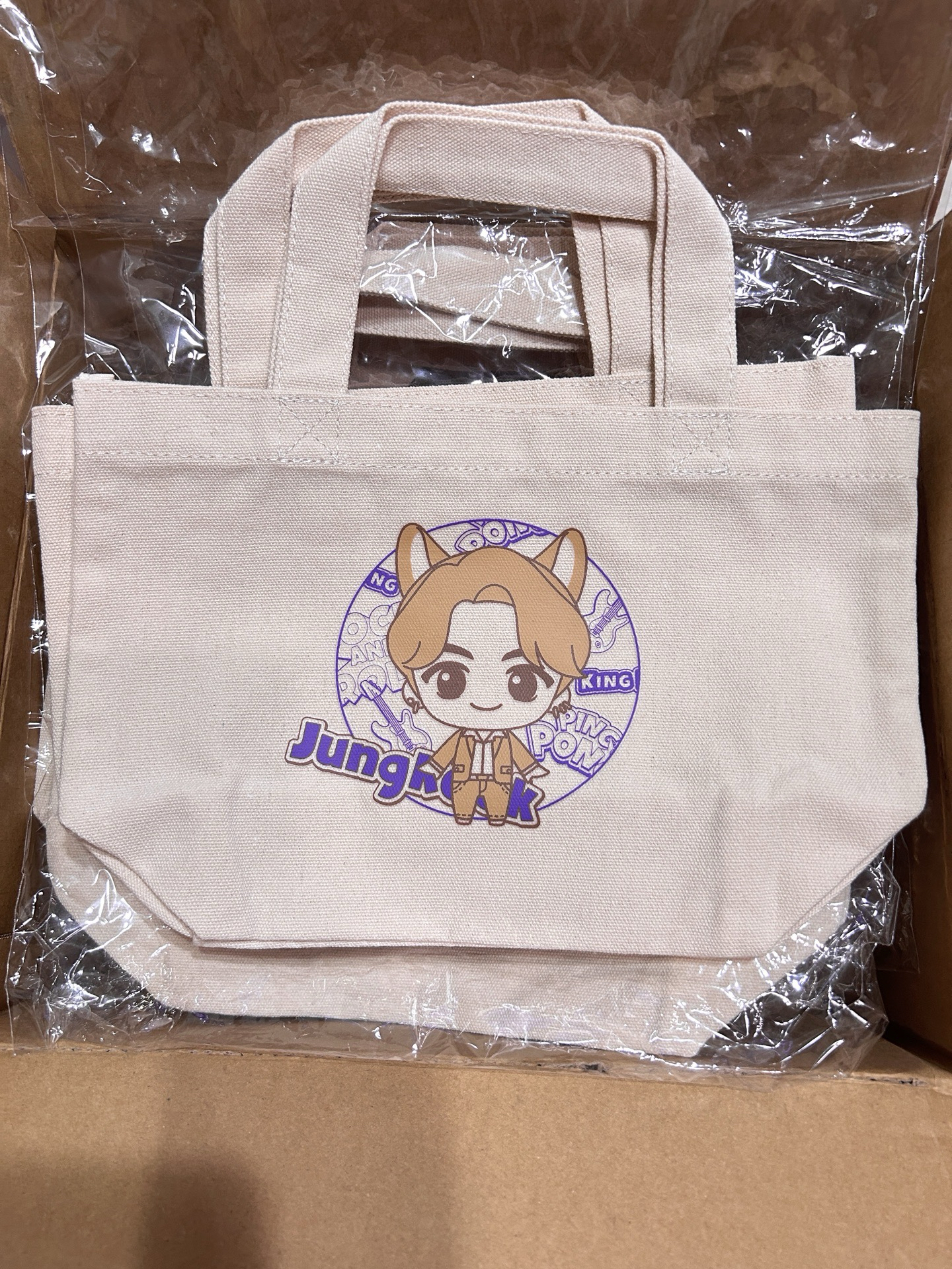 BTS tinytan 帆布袋