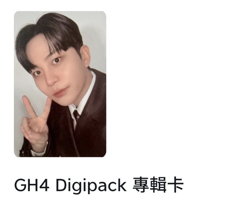 鍾浩單封含專卡已拆