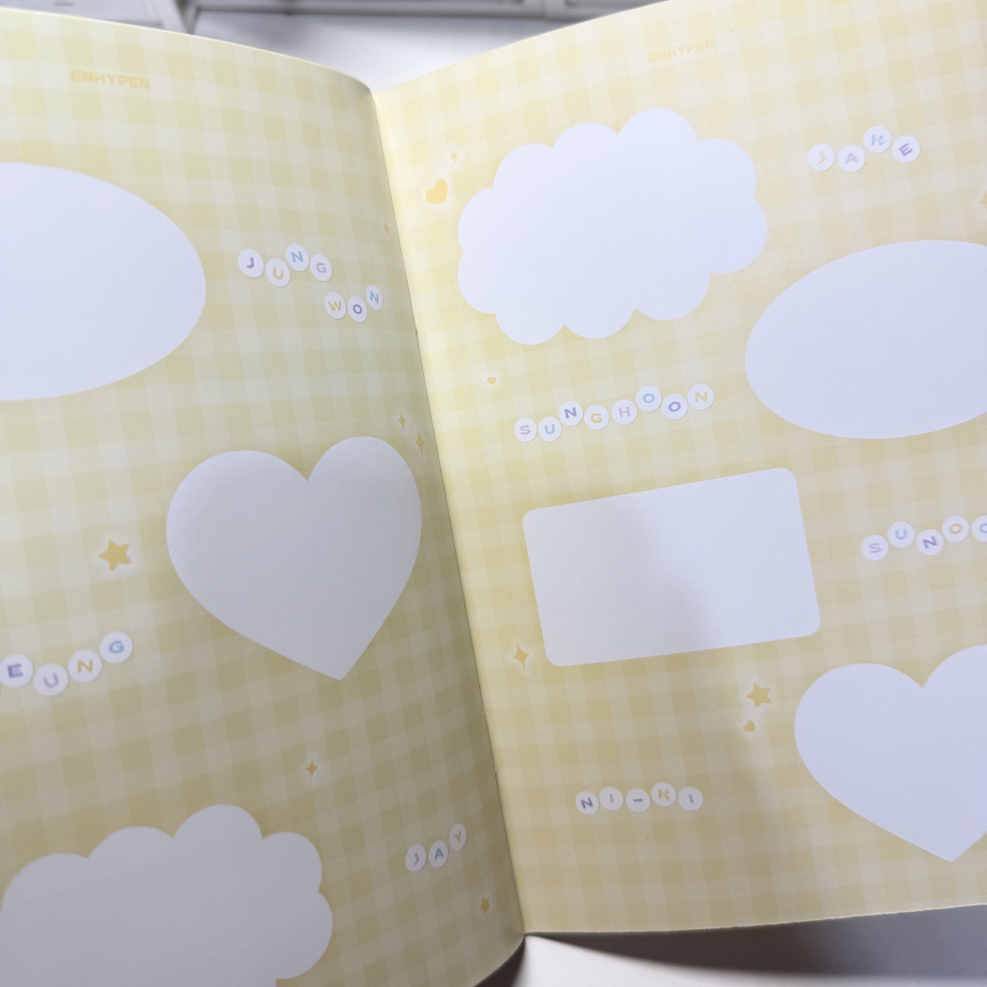 Enhypen 2022咕咕 貼紙夾+筆記本