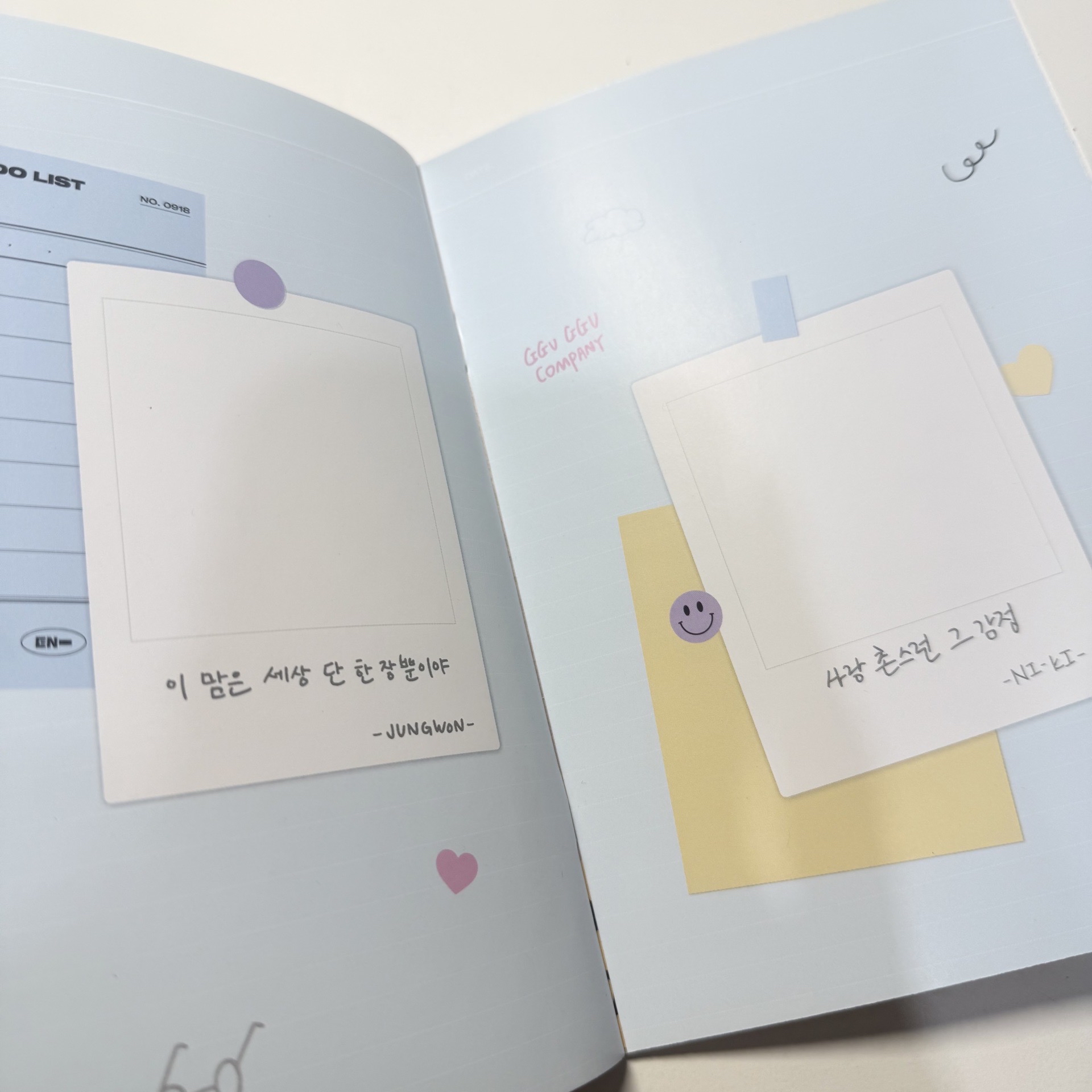 Enhypen 2022咕咕 貼紙夾+筆記本