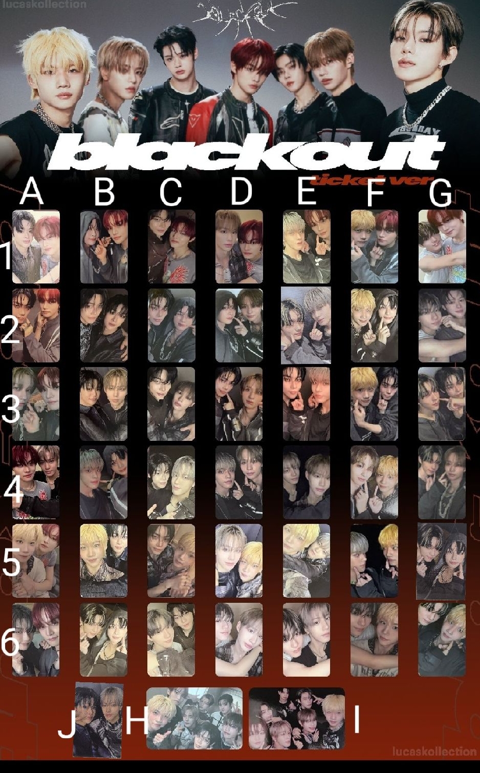 CYE blackout 三輯 tickets卡包 專卡 雙人卡