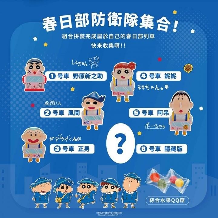 出發吧！！春日部列車 公仔盒玩