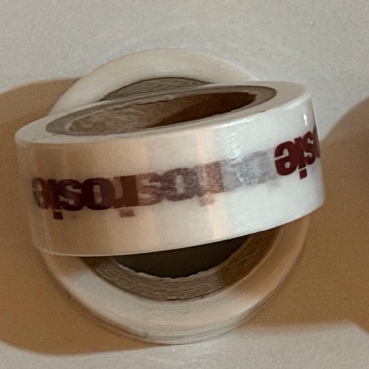 白色首爾安可扭蛋紙膠帶