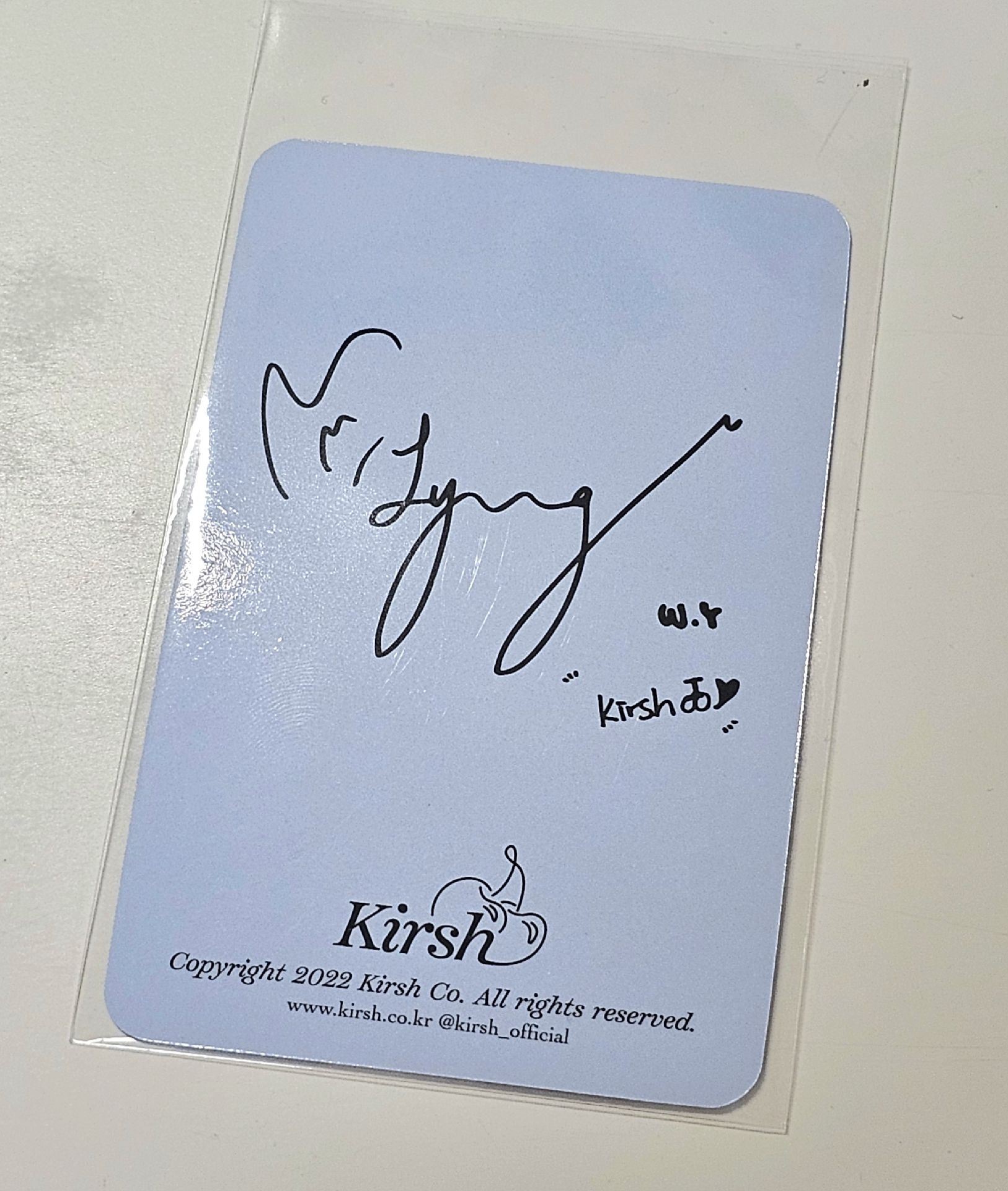 IVE 張員瑛 KIRSH 代言卡