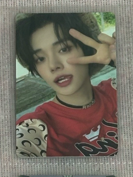 圖一中上 比耶紅衣專卡（需綁3張）