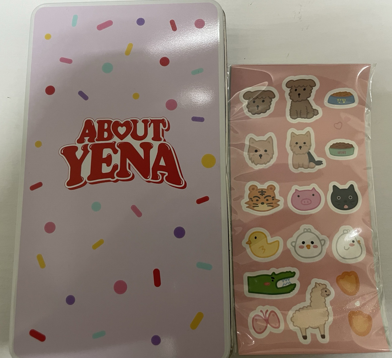 2021生日 周邊卡 DIY拍立得 Yena