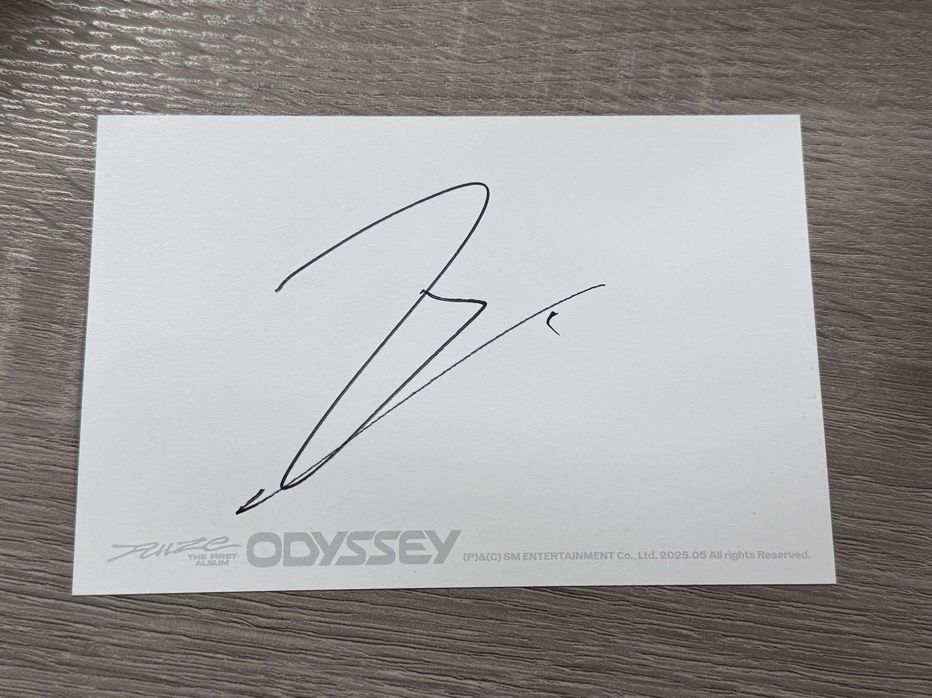 RIIZE 美版 親簽 明信片 元彬