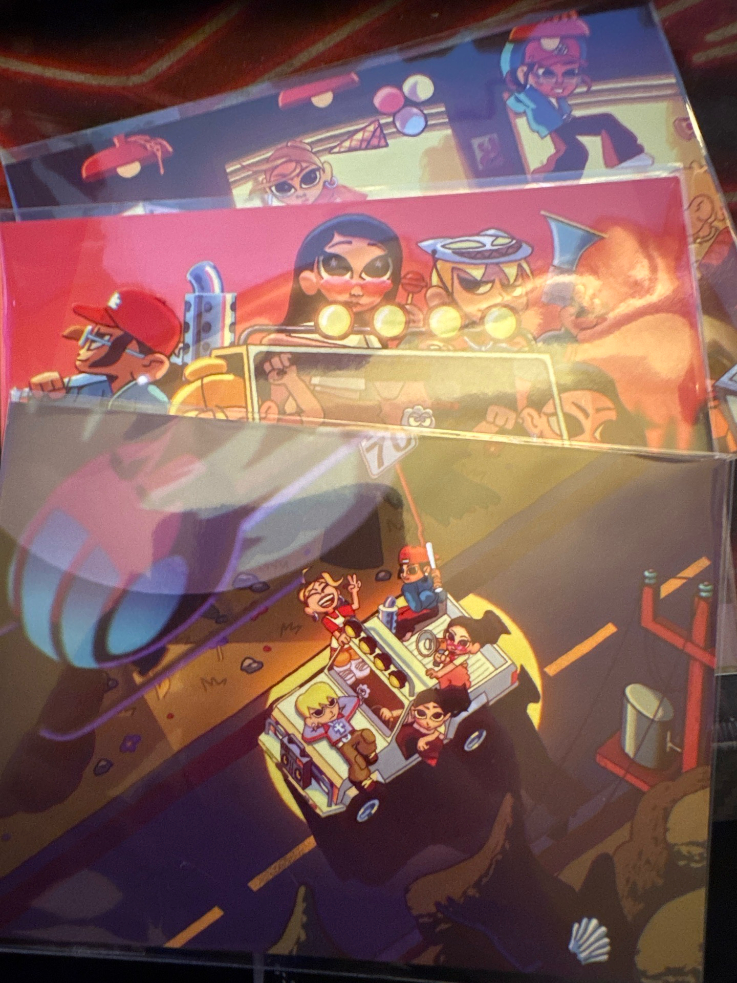 ADP迷一快閃 CARTOON 明信片組 ABC ver.