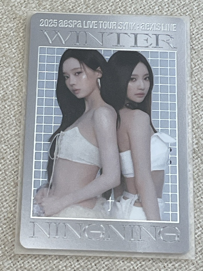 aespa冬寧雙人卡