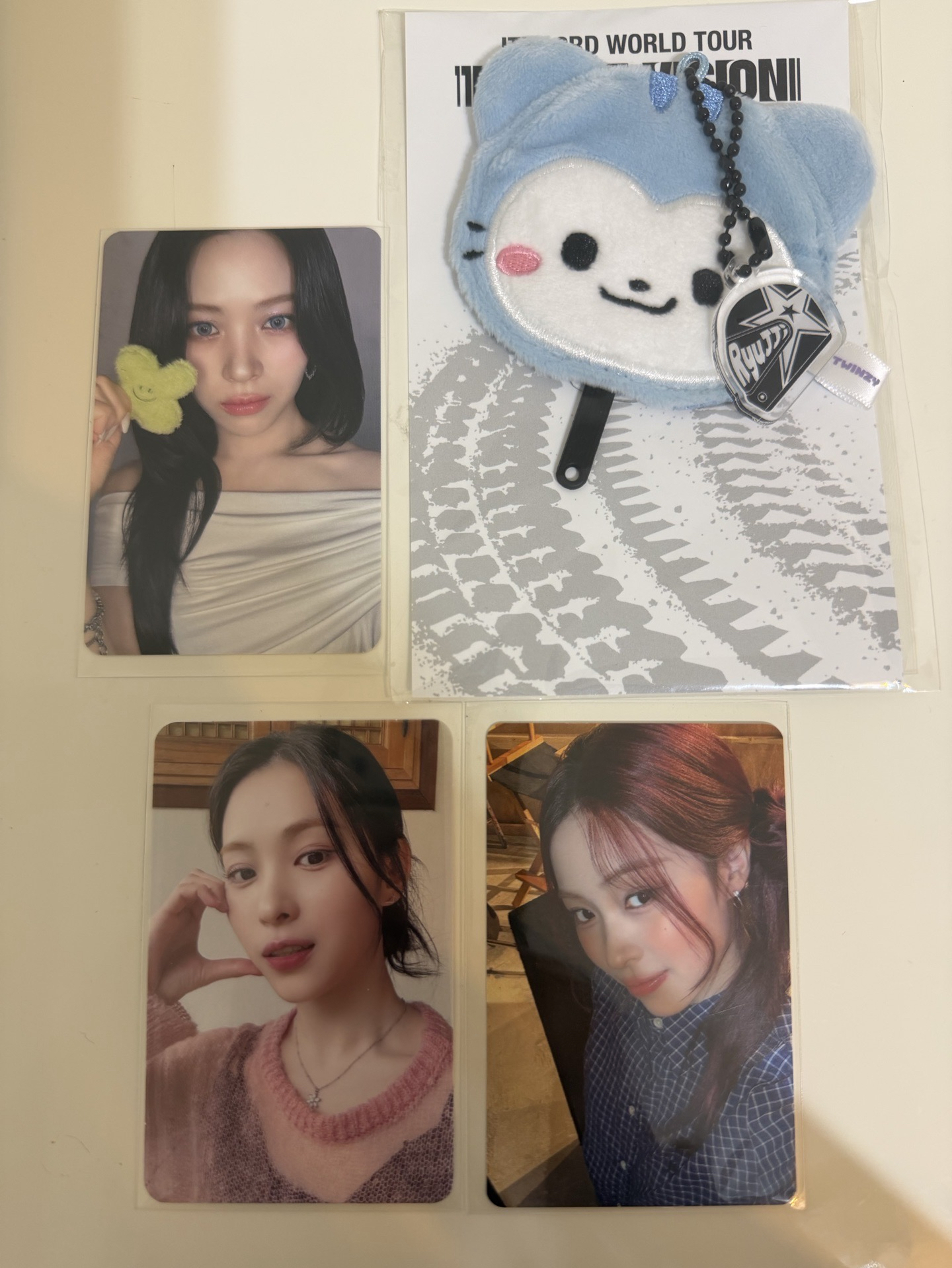 ITZY 留真 小扇子 滿額卡 特典卡