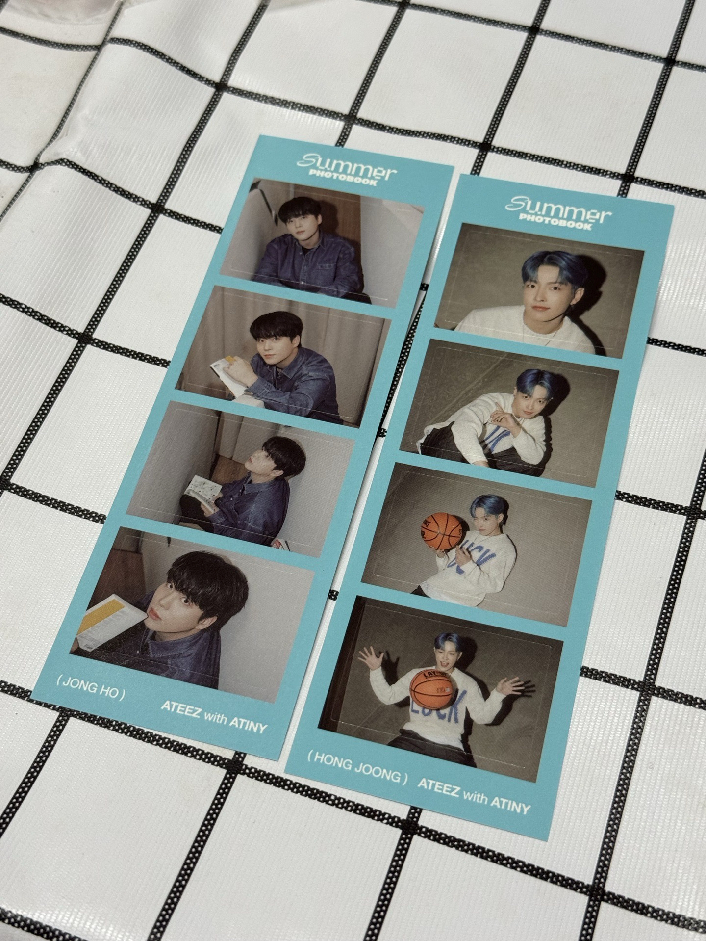 2023夏寫 四格照片卡貼紙 中鍾不拆