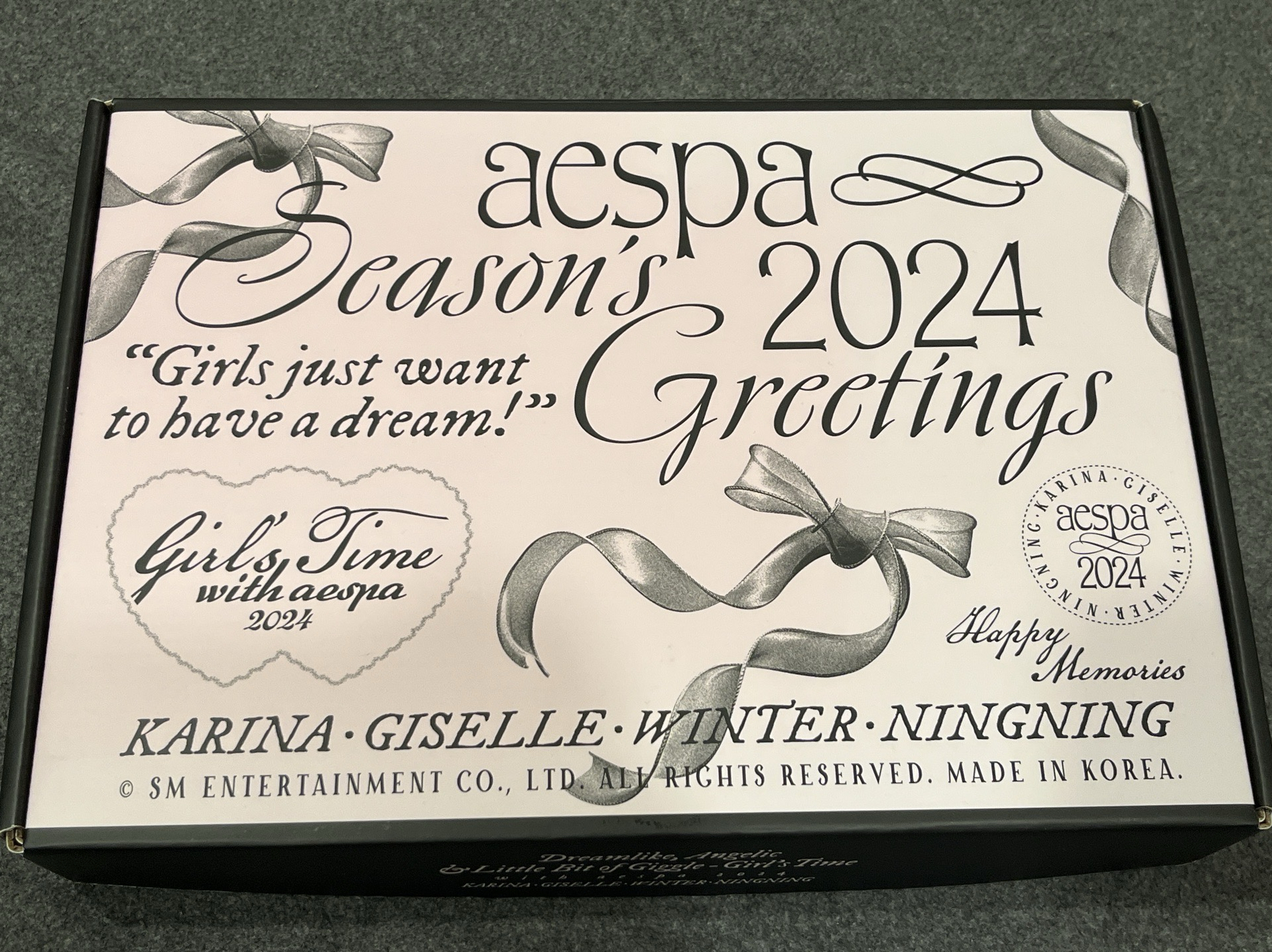 🍀aespa2024年曆（不含小卡、拍立得）