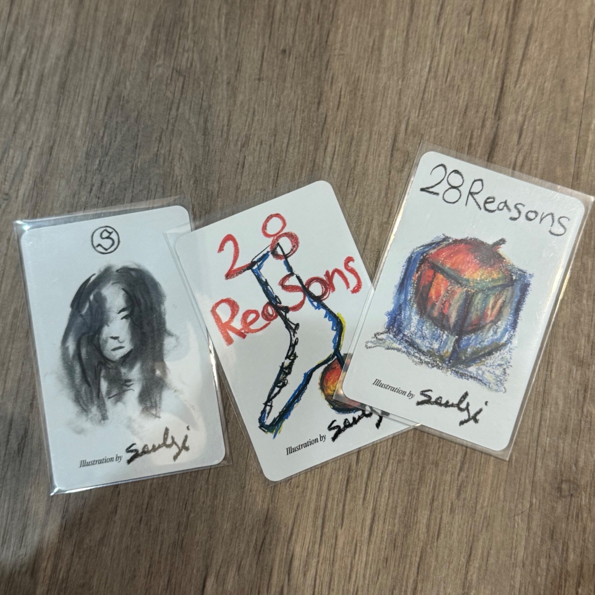 28 reasons 專輯卡 Special ver. Solo 三張一套