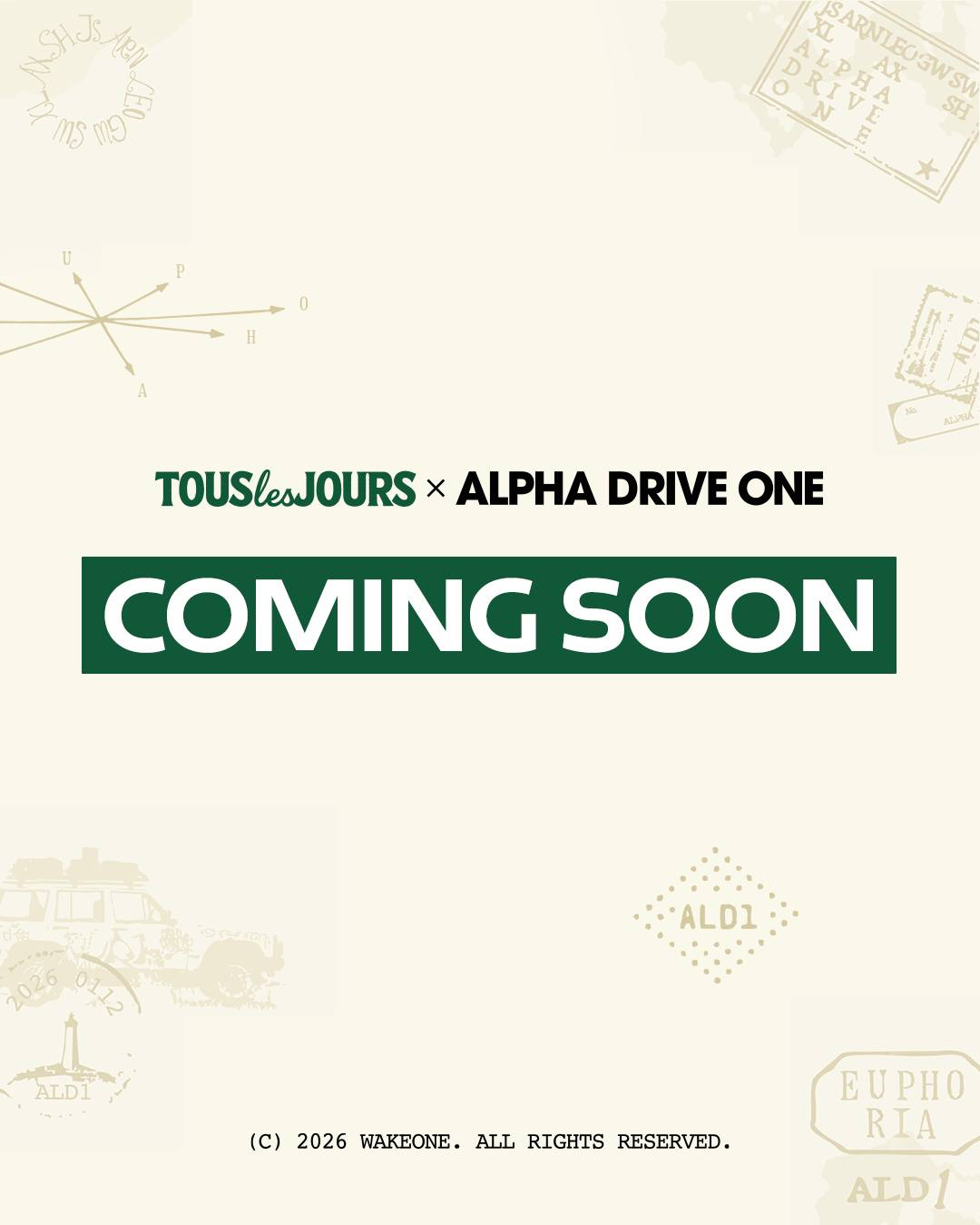 TOUSlesJOURS X ALPHA DRIVE ONE