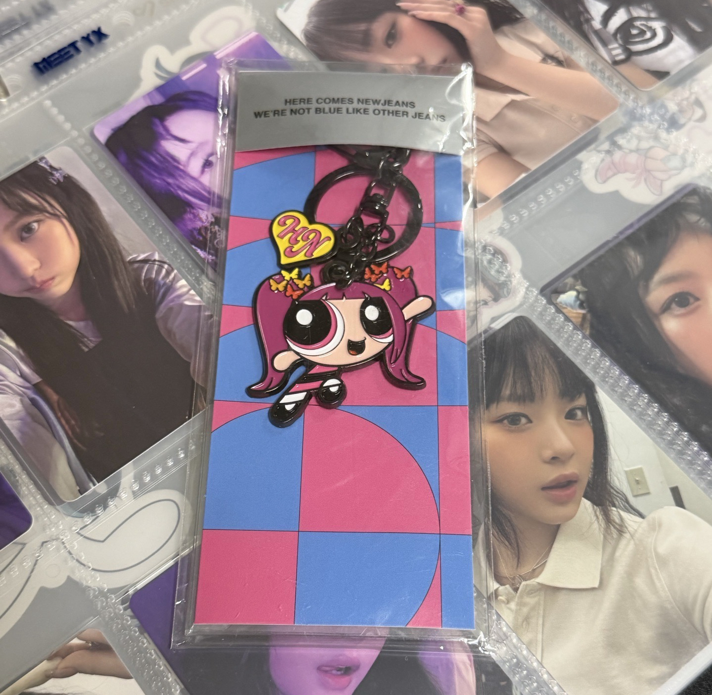 NewJeans Hanni 飛天小女警 金屬吊飾