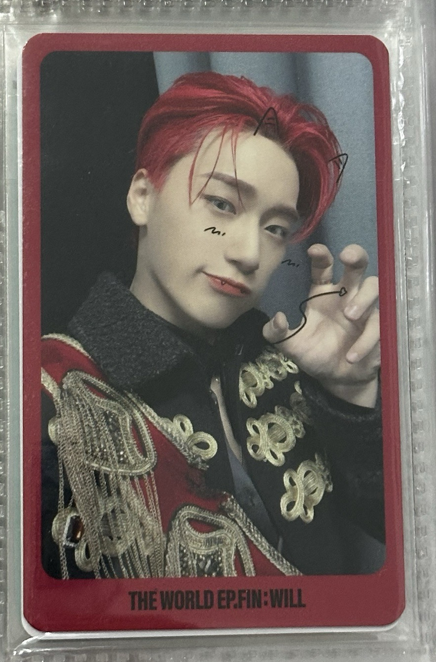 ateez will 崔傘 紅髮 公放卡