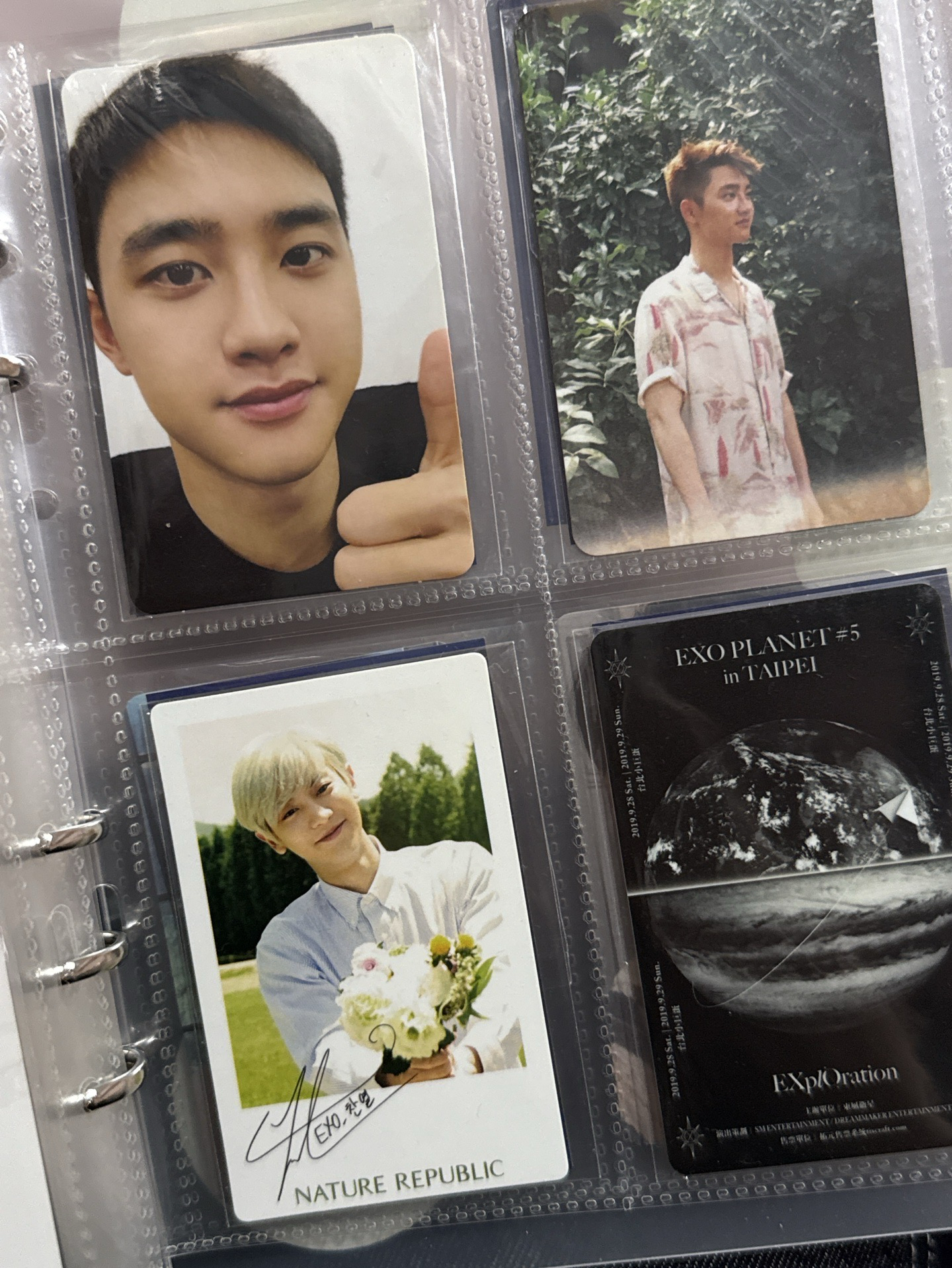 EXO 專卡 代言卡