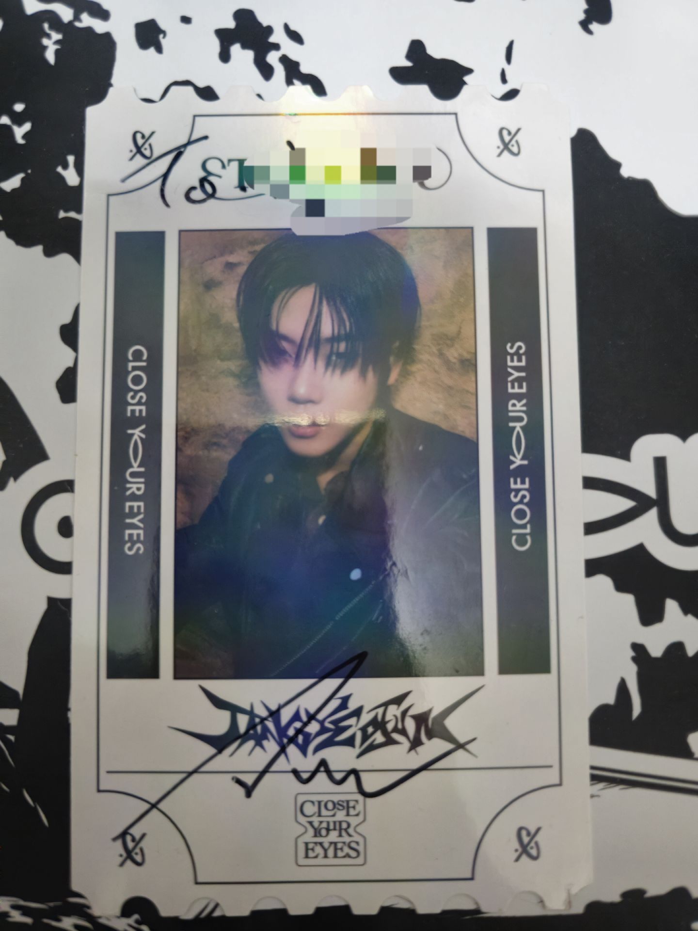 CYE 親簽撕頁 小紙條