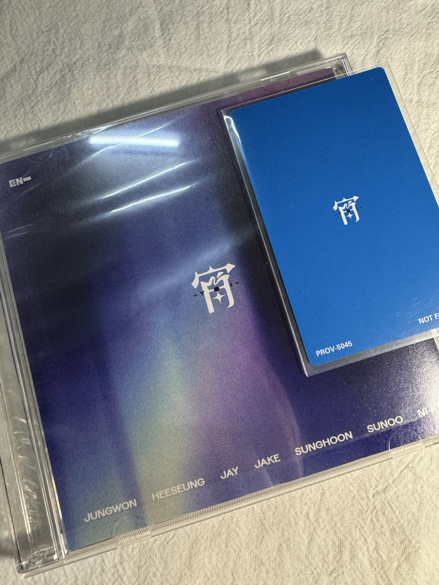 味之素限定盤+桔梗花小卡