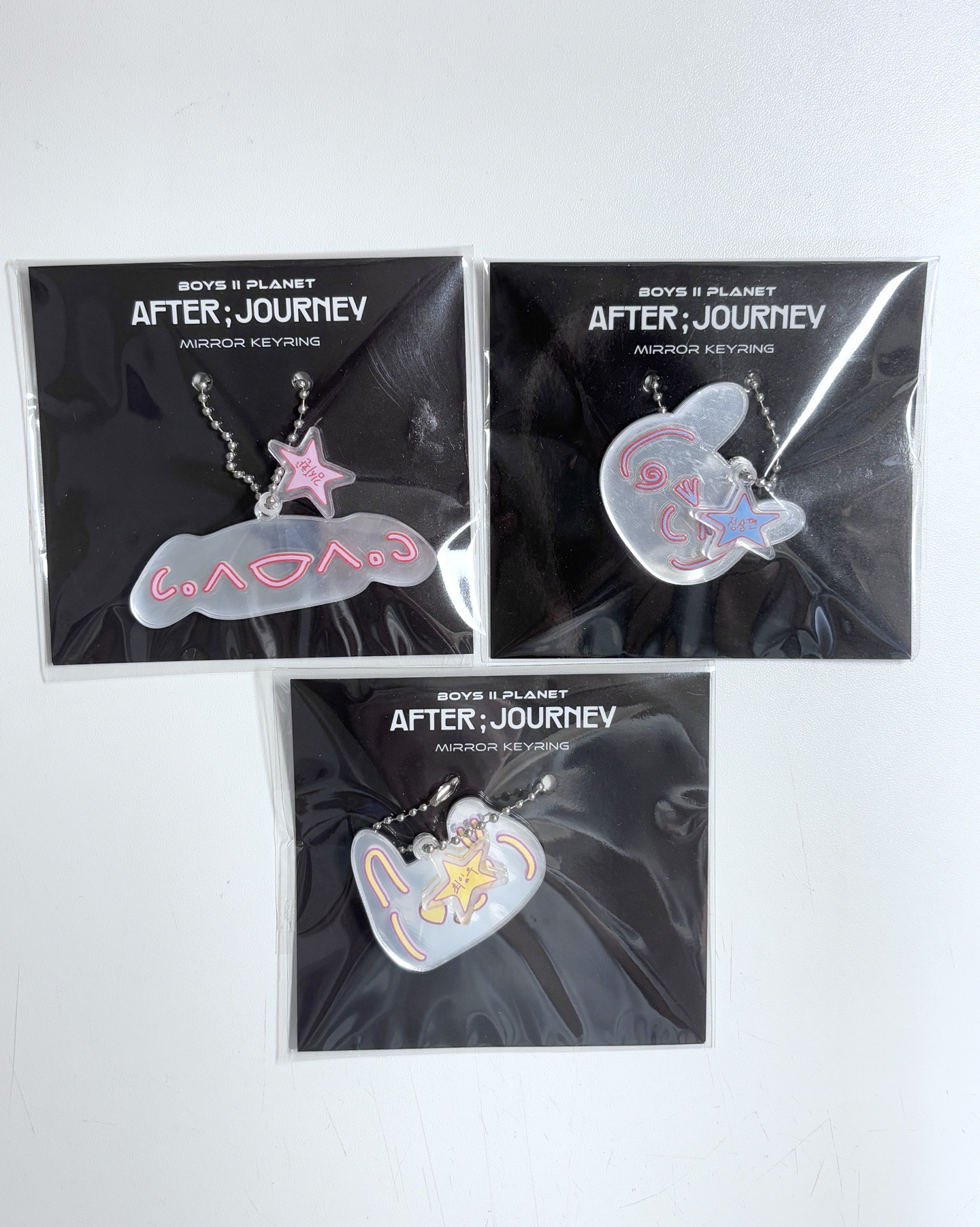 b2p展覽鏡面吊飾 崔立于 鄭相炫 金時煥 boys ll planet ald1