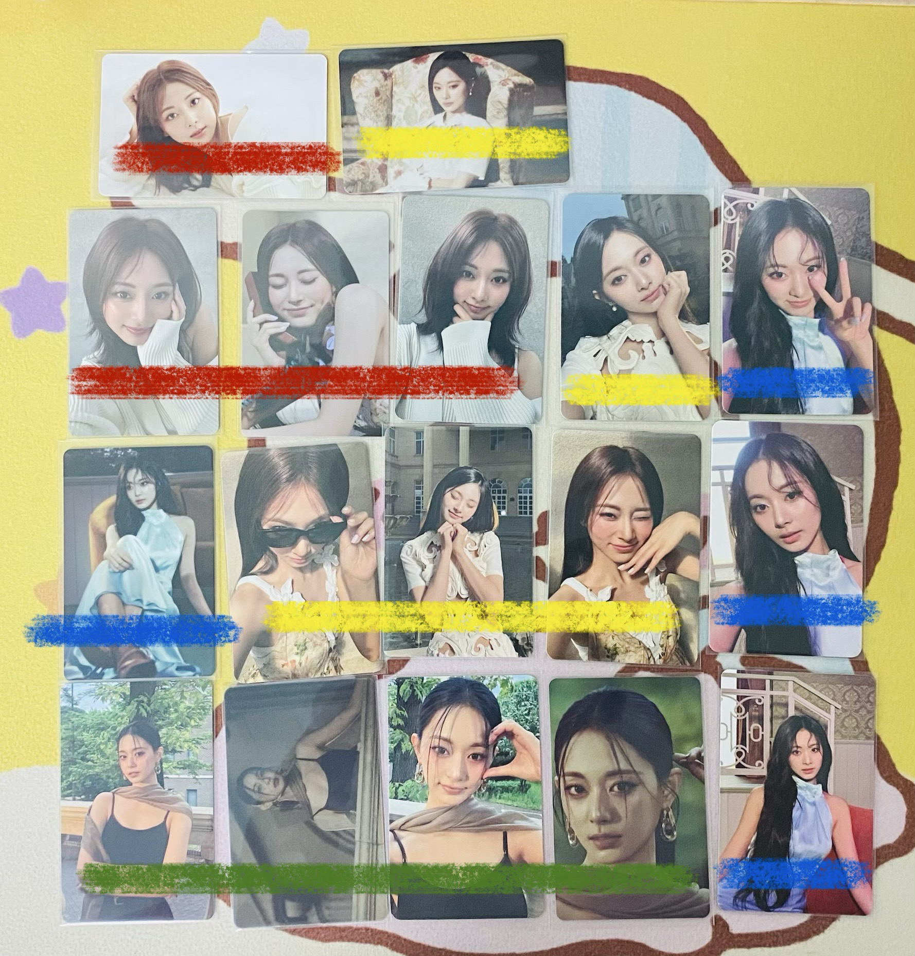 TWICE 全成員小卡區