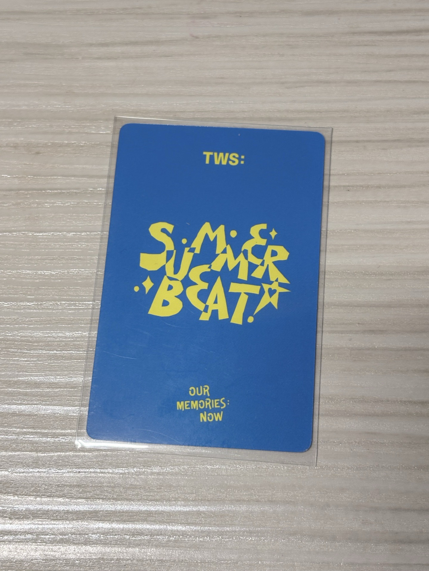 Tws 韓志薫 迷二 小卡（有划痕）