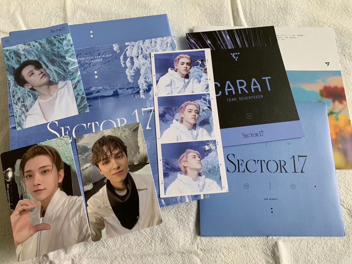 SEVENTEEN 正規四輯改版專《SECTOR 17》已拆全套