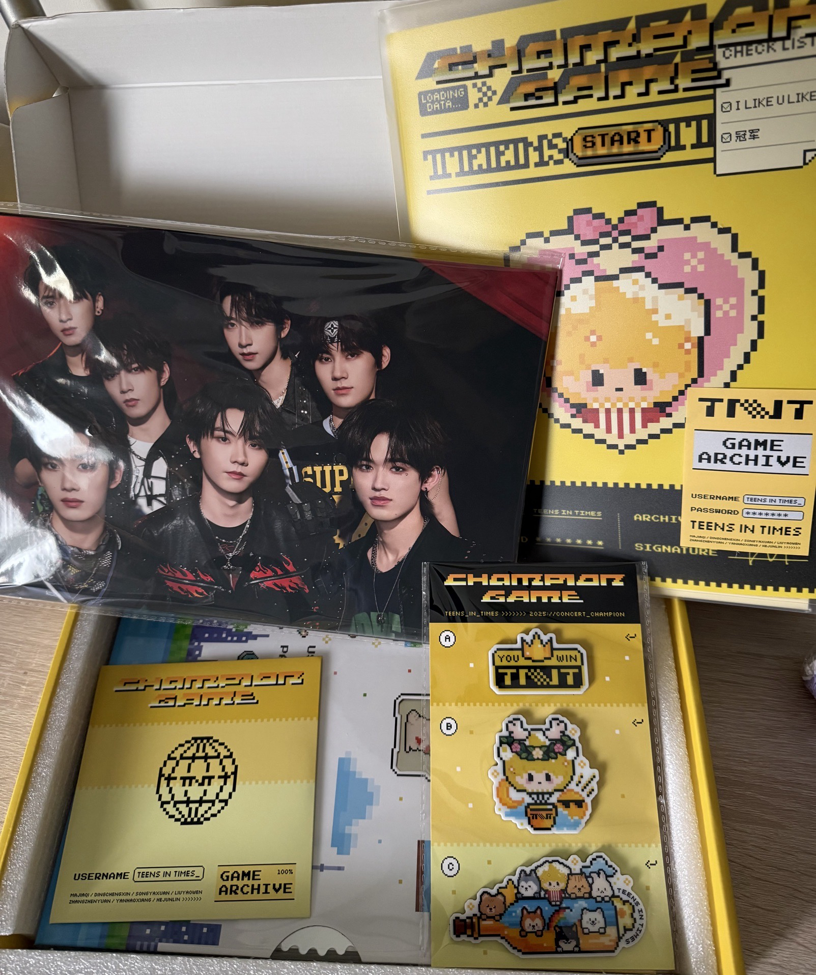 時代少年團 上海場週邊 無卡全套