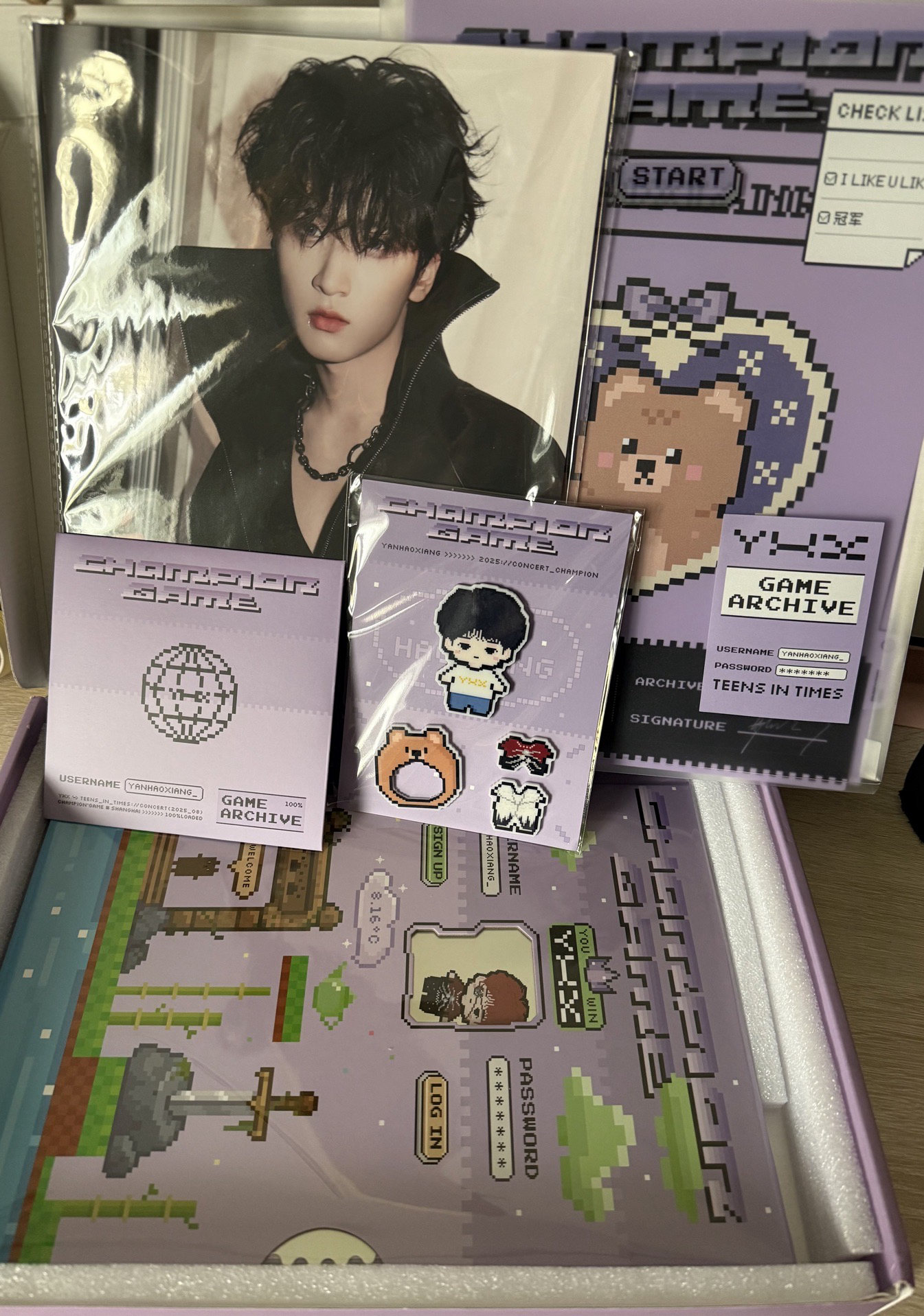 時代少年團 上海場週邊 無卡全套