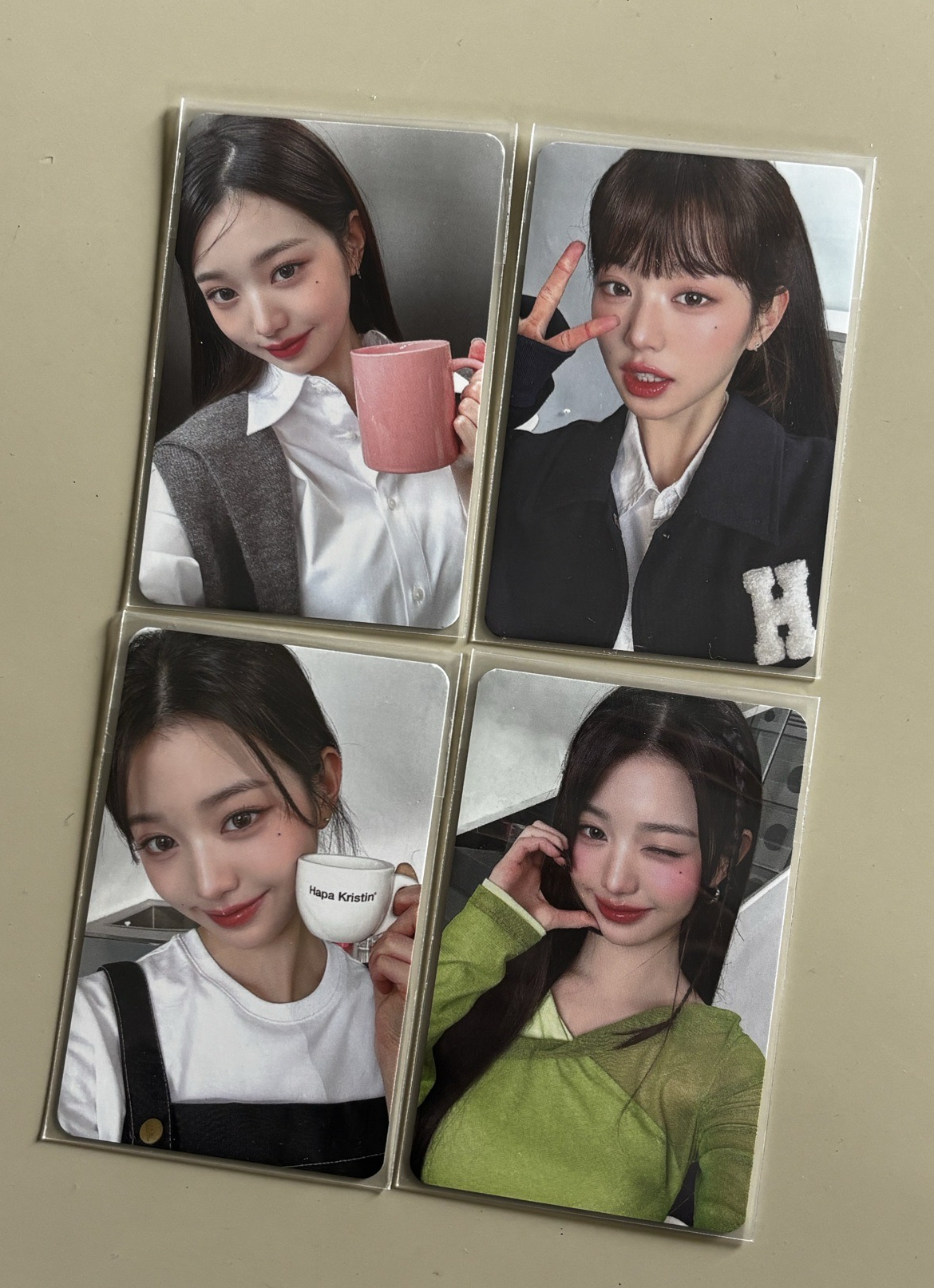 一套4張 員代言卡